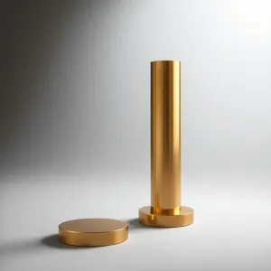 ZŁOTE Nogi do stołu 80 cm